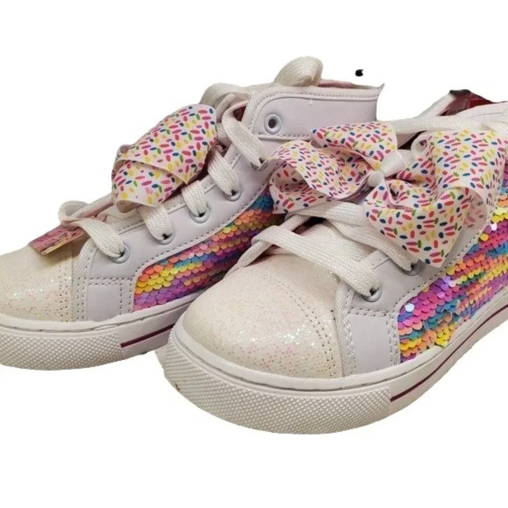 JoJo Siwa Shoes JoJo Siwa High Top Shoes Sequence Shoes Childrens Shoes - Picture 10 of 10